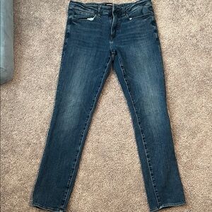 Express Men's Slim Jeans in Dark Blue